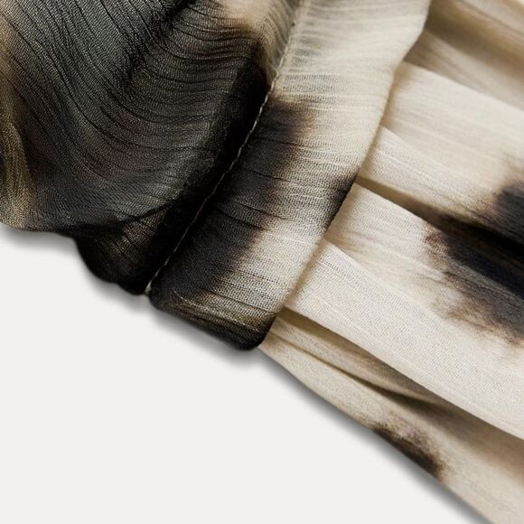 NWT ZARA ANIMAL PRINT VOLUMINOUS DRESSβZW COLLECTION - Picture 13 of 15